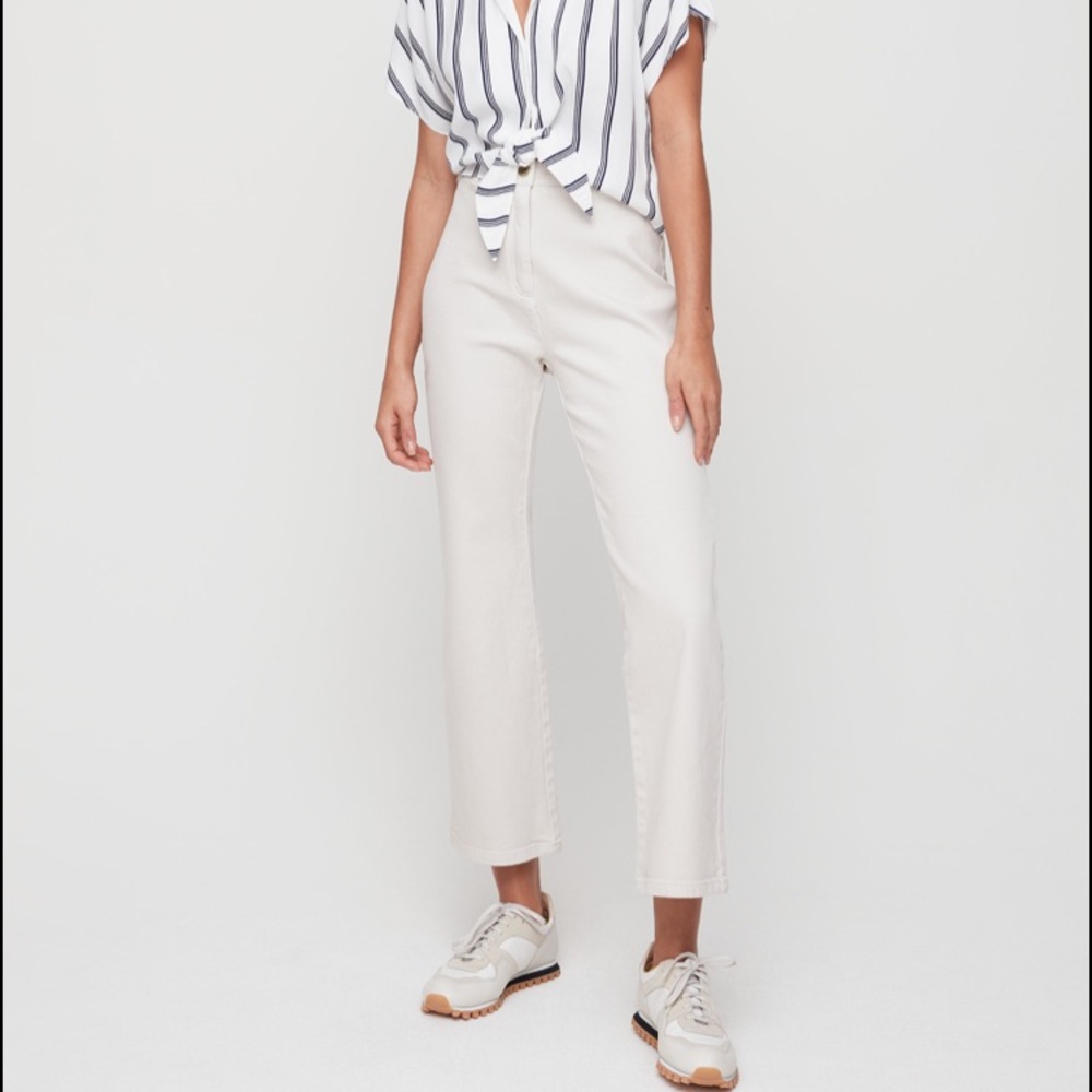 Aritzia Crop Flared Lizzie Pants